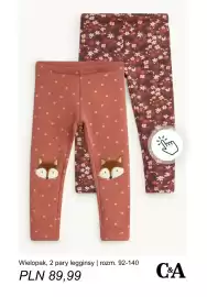 C&A gazetka tydzień 38 Strona 8: Legginsy 2-pak rozm. 92-140 C & A €89,99