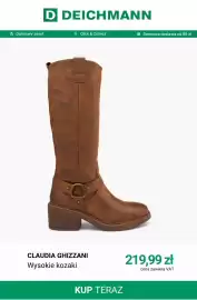 Deichmann gazetka tydzień 38 Strona 2: Wysokie kozaki Claudia Ghizzani €219,99