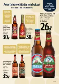 Føtex tilbudsavis Side 11: Jacobsen Golden Naked Christmas Ale €30,00, Skovlyst ElleBryg Jul 0,5% eller JuleBryg €26,00
