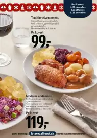 Føtex tilbudsavis Side 13: Traditionel andemenu €99,00, Moderne andemenu €119,00