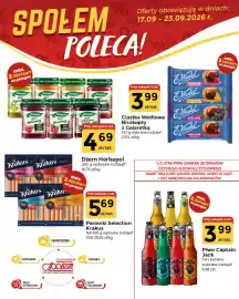 Społem Częstochowa gazetka tydzień 38 Strona 3: Parówki Selection z piersi kurczaka Krakus €5,69