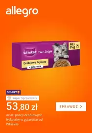Allegro gazetka tydzień 38 Strona 5: Drobiowe frykasy w galaretce Whiskas €53,80