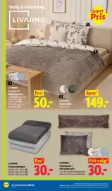 Lidl tilbudsavis Side 12: Livarno Pudebetræk i mikrofibersatin €30,00, Livarno Jerseystræklagen €30,00