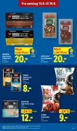 Lidl tilbudsavis Side 25: Power Proteinchips €9,00, Chef Select Proteinkødboller €20,00