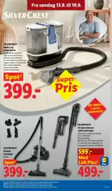 Lidl tilbudsavis Side 35: Silvercrest poseløs støvsuger €399,00, Silvercrest 2i1 batteridreven cyklonstøvsuger €499,00
