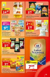 Auchan gazetka tydzień 38 Strona 23: Granola OneDayMore €9,97, Chipsy Lay's Max lub Oven Baked €5,98