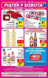Carrefour gazetka Strona 8: Piwo TYSKIE GRONIE, BEZALKOHOLOWE €2,89, Masło Łaciate MLEKPOL €2,99