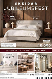 Skeidar kundeavis uke 38 Side 24: Fay Uplight €1.199,00, Venus spisestol €239,00