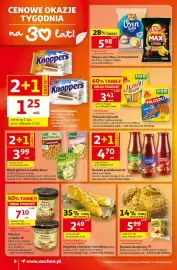 Auchan gazetka | Supermarket Strona 6: Bagietka z masłem i czosnkiem €2,49, Wafelek Knoppers €1,25