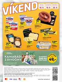 Flop leták týden 38 Strana 12: Madeta sýrařův výběr €25,90, Kostelecké uzeniny Slovenský točený salám €7,90