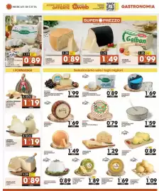 Volantino Mercati di Città La Prima Pagina 4: Leerdammer Olandese €1,29, Cordisco Marte Ricotta Marzotica Toscanella €0,79