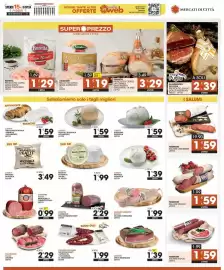 Volantino Mercati di Città La Prima Pagina 5: Mozzarella di latte di bufala €3,49, Li Gatti ricotta di bufala €1,99