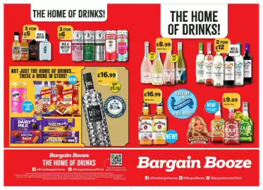 Bargain Booze leaflet Page 1