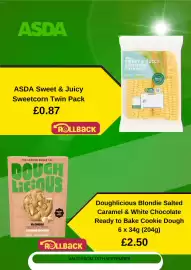 Asda leaflet week 38 Page 4: Asda sweet & juicy sweetcorn twin pack €0,87