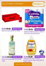 Sainsbury's leaflet week 38 Page 4: Comfort ultra fresh heavenly nectar fabric conditioner €3,00