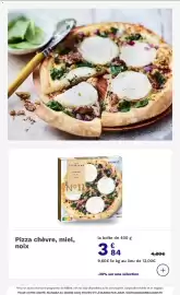 Catalogue Picard page 14: Picard Pizza chèvre, miel, noix €3,84