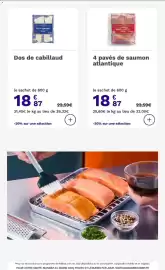 Catalogue Picard page 16: Pavés de saumon atlantique €18,87, Picard Dos de cabillaud €18,87