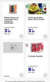 Catalogue Picard page 3: Picard Patate douce en morceaux €3,90, Purée de garden peas, fève, ricotta €3,80