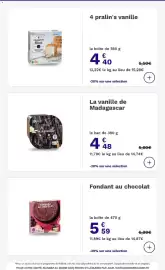 Catalogue Picard page 30: Bicard La vanille €4,48, Picard 4 pralin's vanille €4,40