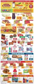 Supermercado El Rancho weekly ad week 38 Page 1: El Campesino turkey ham €3,99, Cebella Blanca White Onion €2,97
