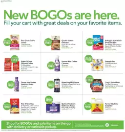 Publix weekly ad week 38 Page 16: Curly's Pulled Pork or Pulled Chicken or Pork Carnitas, Eight O'Clock Ground Coffee