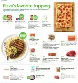 Publix weekly ad week 38 Page 4: The Original Bourbon Marinated Salmon €7,99, White Shrimp €8,99