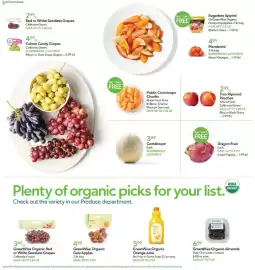 Publix weekly ad week 38 Page 6: GreenWise Organic Gala Apples €4,99, Tree-Ripened Peaches €2,99
