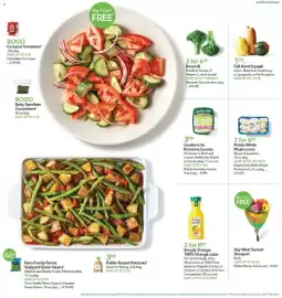 Publix weekly ad week 38 Page 7: Key West Sunset Bouquet €9,49, Publix White Mushrooms €6,00