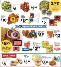 Kroger weekly ad week 38 Page 12: In-Store Made Salads €6,00, Home Chef fried or baked chicken €8,99
