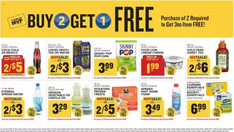 Food Lion weekly ad week 38 Page 17: Dogsters frozen treats €5,00, Windex fast shine foam €3,49