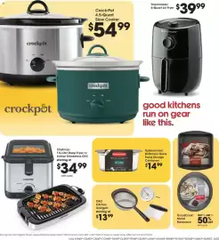King Soopers weekly ad Page 5: Chefman 1.5-Liter Deep Fryer or Indoor Smokeless Grill €34,99, Oxo kitchen gadgets €13,99