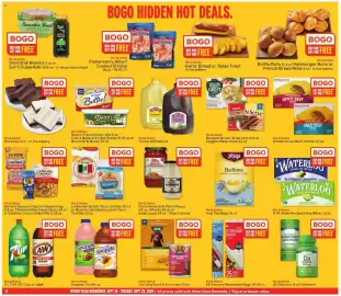 Winn Dixie weekly ad week 38 Page 12: Banquet Brown 'N Serve, Waterloo sparkling water