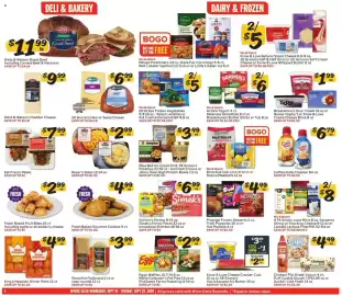 Winn Dixie weekly ad week 38 Page 4: Birds Eye Cob Corn or Rosina Meatballs, Birds Eye Frozen Vegetables €5,00