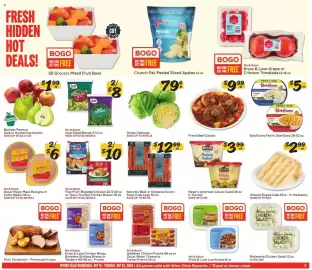 Winn Dixie weekly ad week 38 Page 9: Bob Evans Family Size Sides €5,00, Almond Royale Cake Slice €2,99