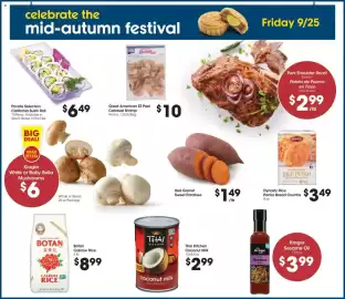 Food 4 Less weekly ad week 38 Page 7: Private Selection California Sushi Roll €6,49, Dynasty Rice Panko Bread Crumbs €3,49