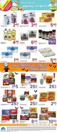 Albertsons weekly ad week 38 Page 10: Tootsie or Child's Play Candy €10,99, Lucerne cream cheese €1,99