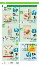 Catalogue Bi1 page 18: U BIO COMTE 6 MOIS €3,24, U BIO CREVETTES NATURE DÉCORTIQUÉES CUITES €2,67