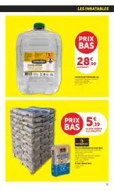 Catalogue Bi1 page 37: Combuflam Combustible STANDARD €28,99, WOODSTOCK BOIS GRANULÉS €5,39