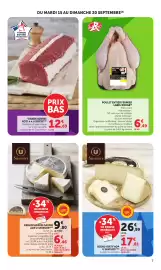 Catalogue Bi1 page 7: Viande Bovine Roti €12,69, U Saveurs Ossau-Iraty AOP €17,81