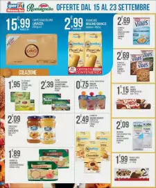 Volantino Iper Romagnolo Pagina 14: Ringo Pavesi Vaniglia/Cacao €1,15, Sognid'oro tisana con melatonina €2,39