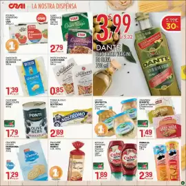 Volantino Crai Pagina 13: Tonno all'Olio di Oliva Nostromo €2,69, Olive nere snocciolate Ponti €1,79