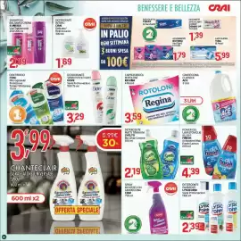 Volantino Crai Pagina 14: Detergente piatti titanium Svelto €2,19, Spray mousse Candeggina Crai €2,00