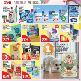 Volantino Crai Pagina 15: Crocchettini Randy Cat Tonno e Riso €2,99, Lettiera assorbente Randy Cat Crai €3,00