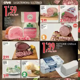 Volantino Crai Pagina 5: Salame cotto Raspi €1,49, Il golfetta golfera €2,29