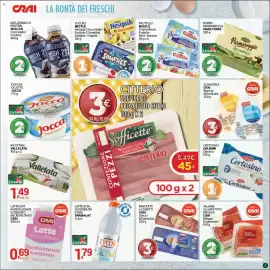Volantino Crai Pagina 7: Fiocchi di latte Jocca €2,00, Pancetta a cubetti Crai €3,00