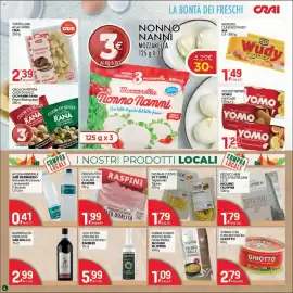 Volantino Crai Pagina 8: Pasta all'uovo 30 tuorli €1,79, Tortelloni alla carne Crai €2,39