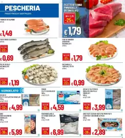 Volantino Galassia Pagina 11: Frutti di mare Arbi €2,89, Filetoni di merluzzo con pelle Ocean 47 €3,99