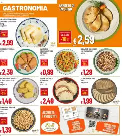 Volantino Galassia Pagina 12: Cordon bleu di pollo €2,39, Mozzarella in carrozza al prosciutto cotto €1,49