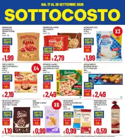 Volantino Galassia Pagina 2: Buitoni Bella Napoli Margherita €2,49, Pancetta affumicata a cubetti Fratelli Beretta €2,19