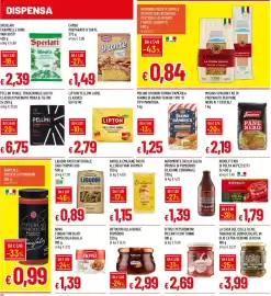 Volantino Galassia Pagina 20: La Casa del Colle Olive Taggiasche Denocciolate €3,99, Lipton Yellow Label Classico €2,79
